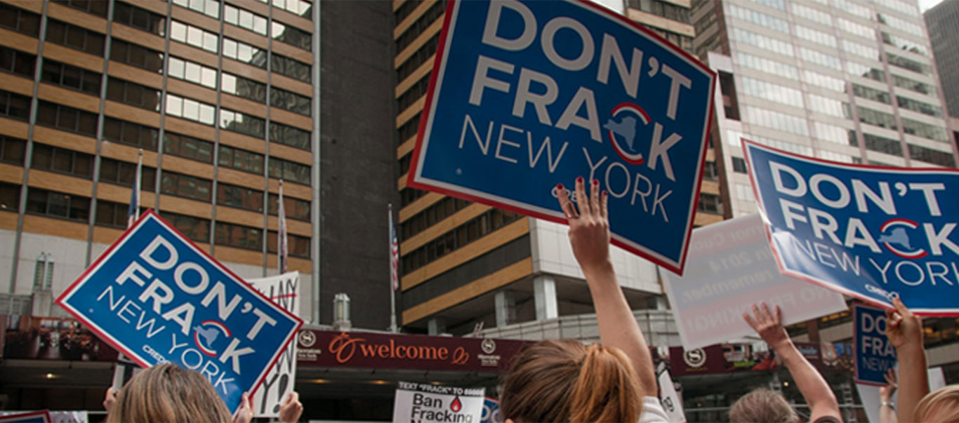 Protest: Don't Frack New York